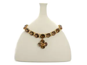 Georgian Smoky Quartz rivire & Pendant