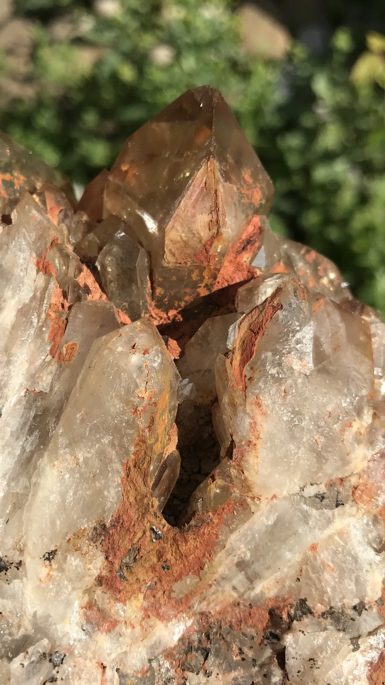 Huge Stand-Alone Kundalini Quartz Citrine, Democratic Republic of Congo, Lwena, Congo Citrine