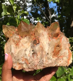 Huge Stand-Alone Kundalini Quartz Citrine, Democratic Republic of Congo, Lwena, Congo Citrine