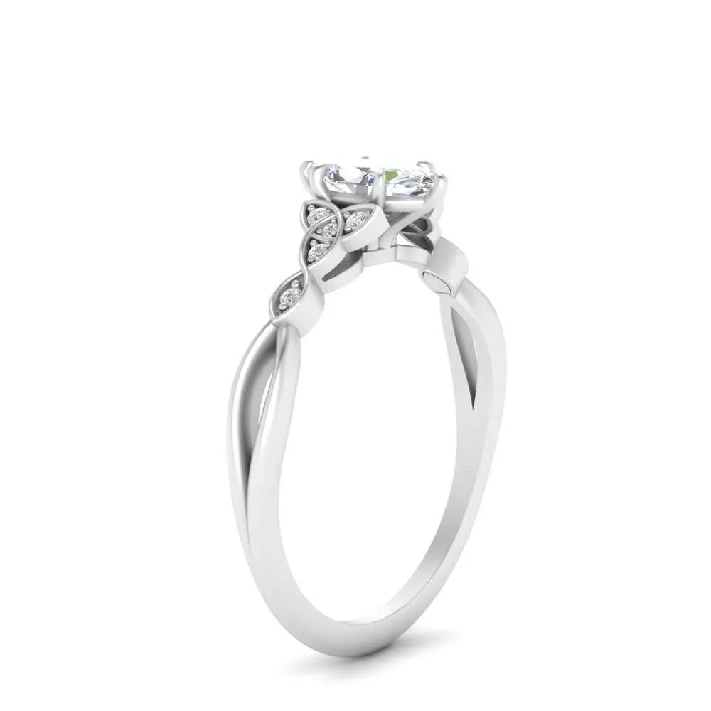 IGI Certified 1/2 - 5 Carat Lab Grown Diamond Celtic Knot Women Engagement Ring 14K Gold