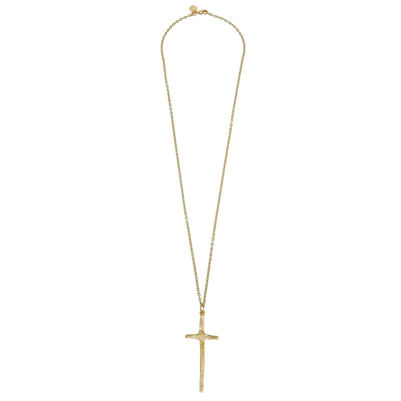 Long Cross Necklace