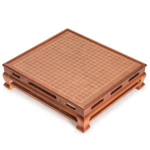 Mahogany 0.4" Inlaid Go Game Floor Board (Goban)