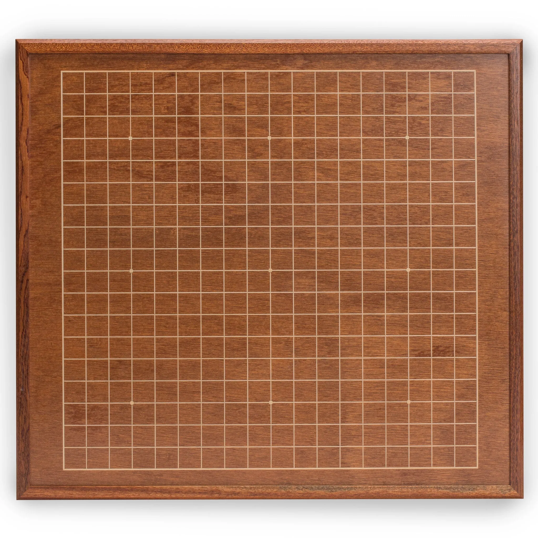 Mahogany 0.4" Inlaid Go Game Floor Board (Goban)