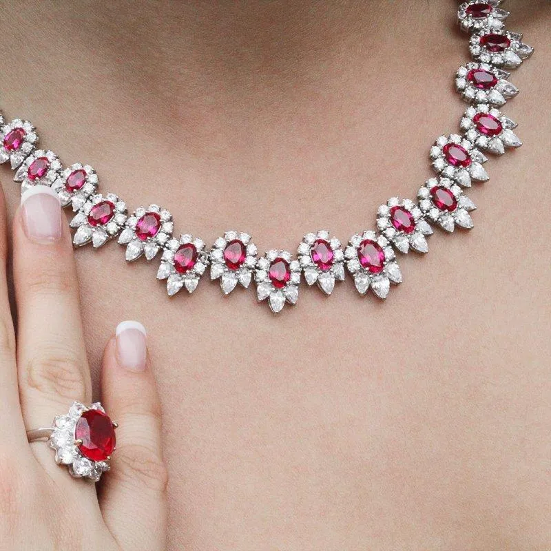 Marina Ruby Necklace