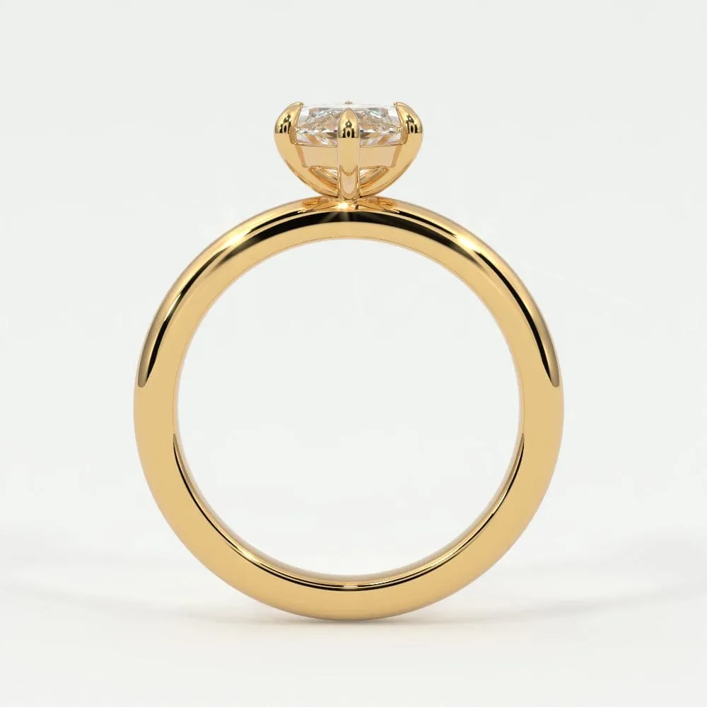 Marquise Diamond Solitaire Band