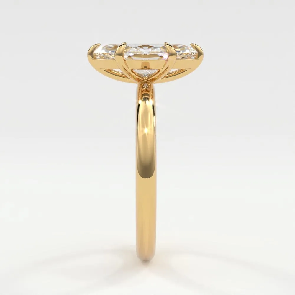 Marquise Diamond Solitaire Band