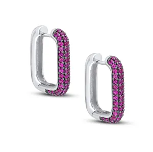 Melissa Earrings (Ruby)