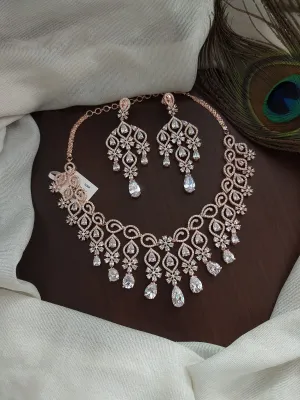Modern Zircon Necklace Sets - Sonal Fashion Jewellery