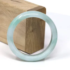 Natural Jadeite Jade Bangle Bracelet ( 56.7 mm ) #480