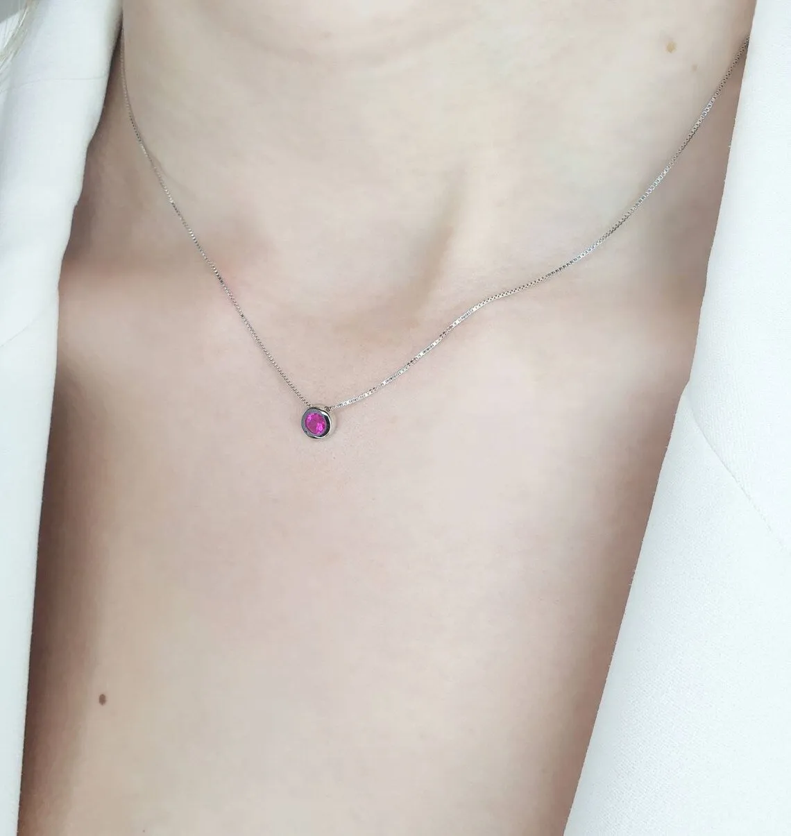 Necklace With Ruby Burma