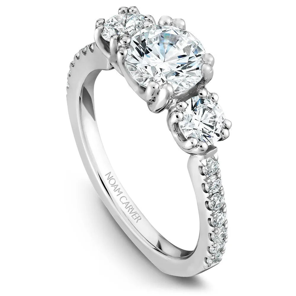 Noam Carver Engagement Ring - B001-05WM-100A
