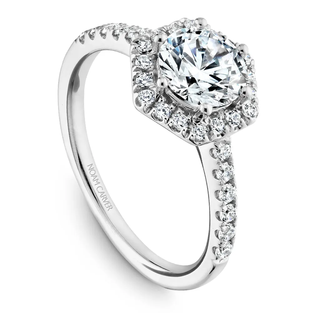Noam Carver Engagement Ring - B214-01WM-100A