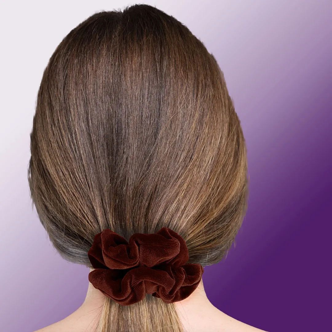 Plush Velvet Scrunchie Available in 3 Sizes Made in the USA Amber