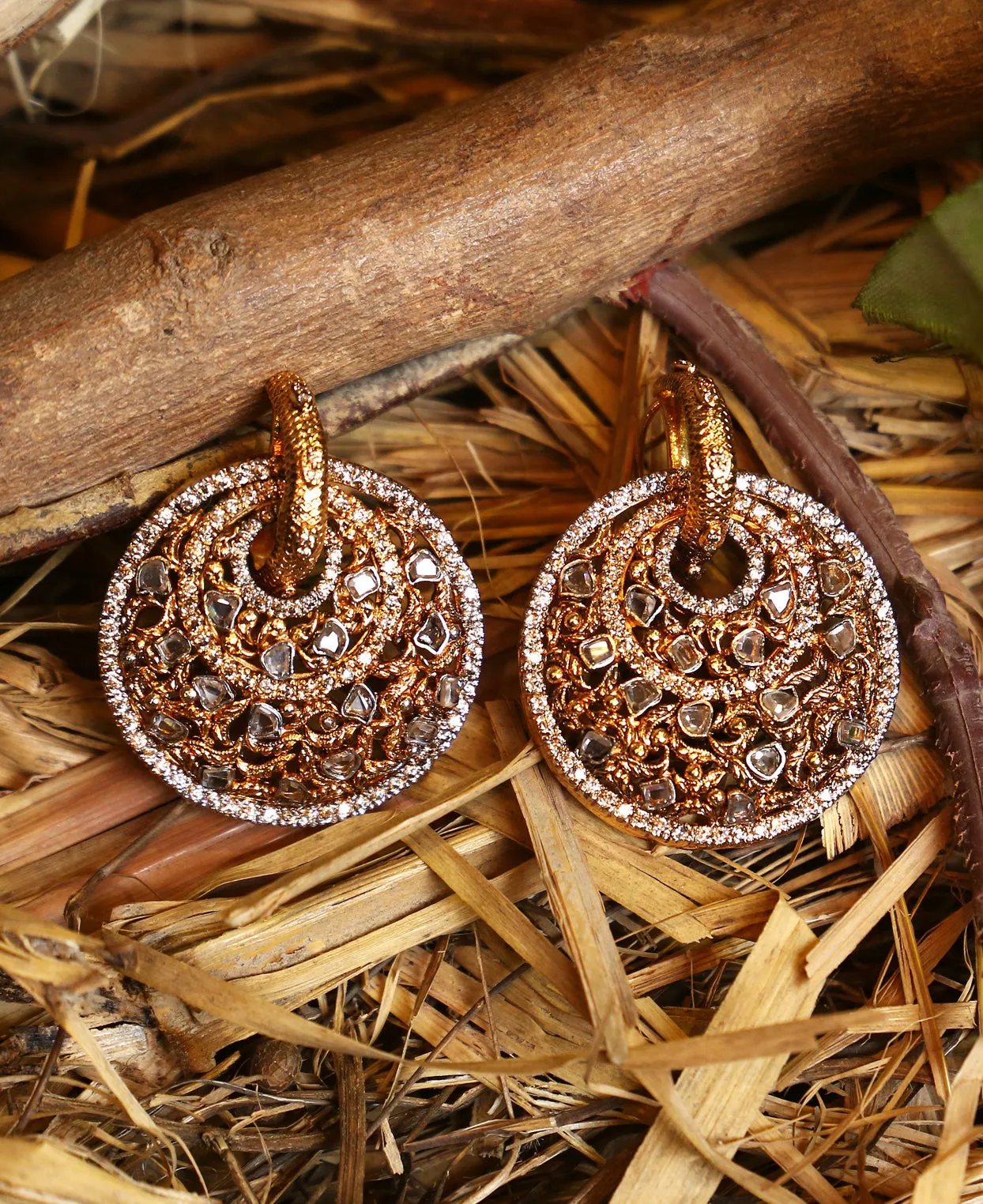 Polki Bali Earrings