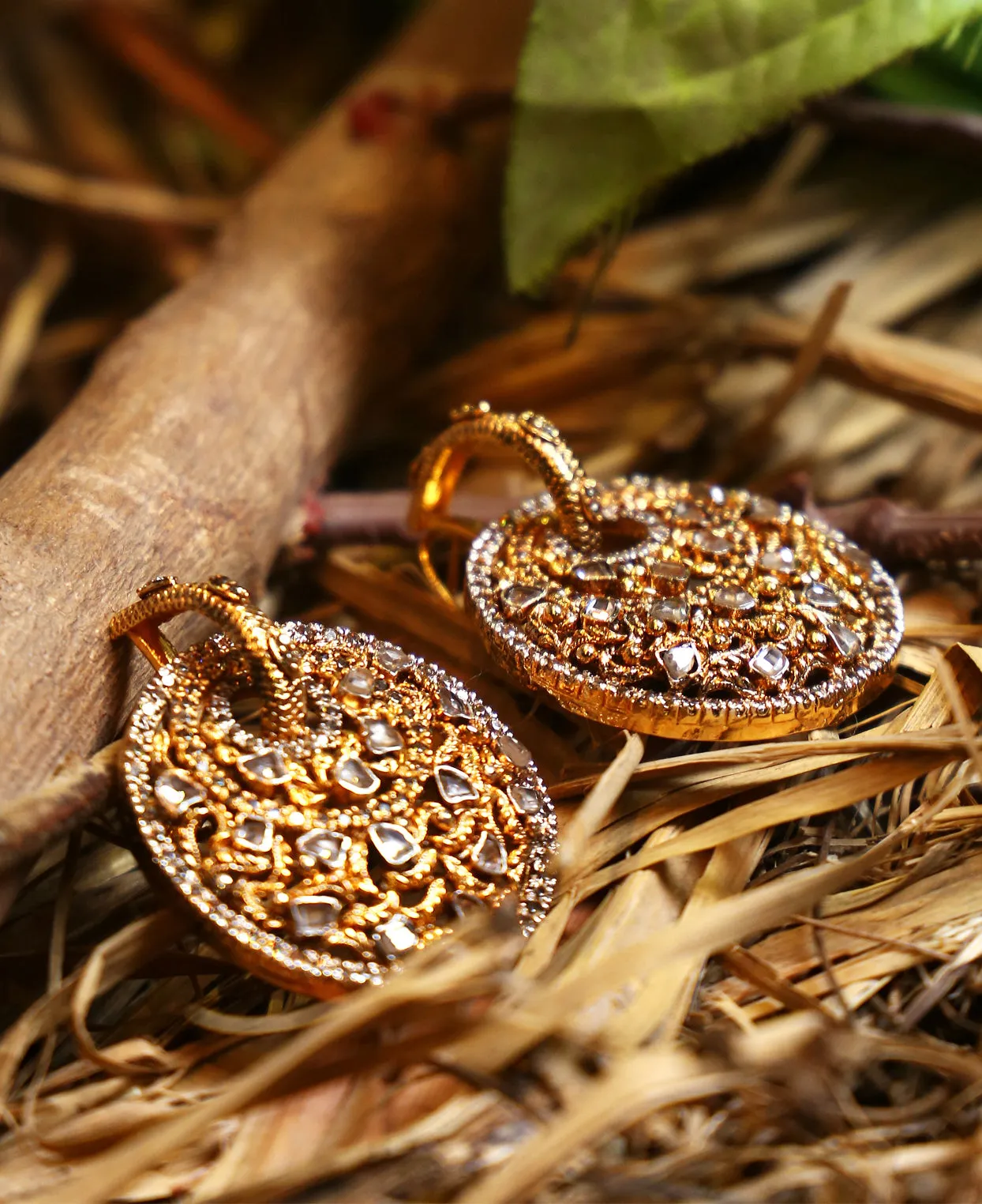 Polki Bali Earrings