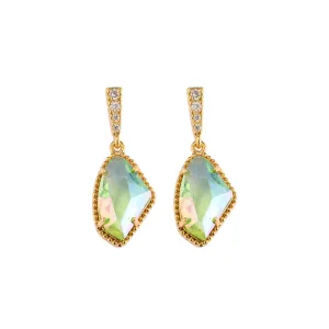 Pre Order:  Irregular Crystal Glass Dangle Drop Earrings