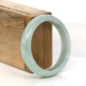 RealJade® Co. Classic Blue- Green Jadeite Jade Bangle Bracelet (58.94 mm) #788