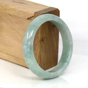 RealJade® Co. Classic Green Natural Jadeite Jade Bangle (55.84 mm )#331