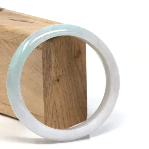 RealJade® "Classic Bangle" Genuine Burmese High Quality Jadeite Jade Bangle Bracelet (62.25mm)#116