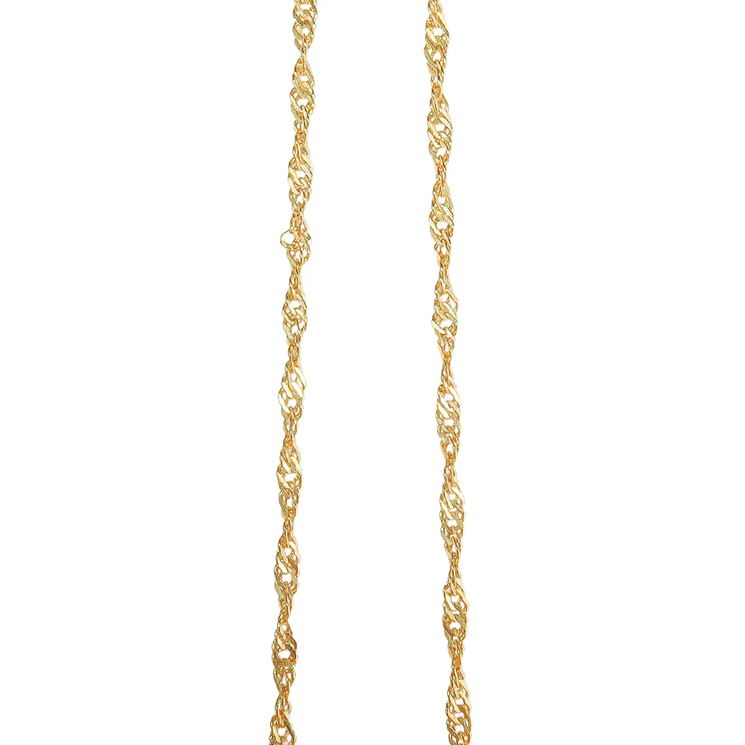 Round Icy Initial Letter Pendant Necklace