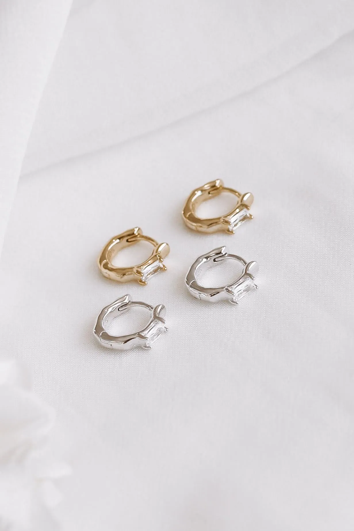 Roxy - Sterling Silver Hoop Earrings