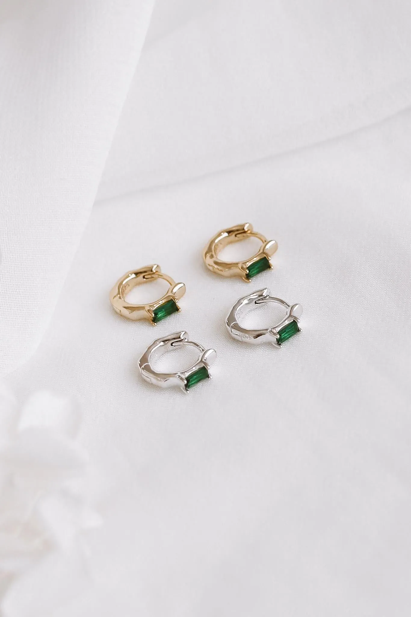 Roxy - Sterling Silver Hoop Earrings