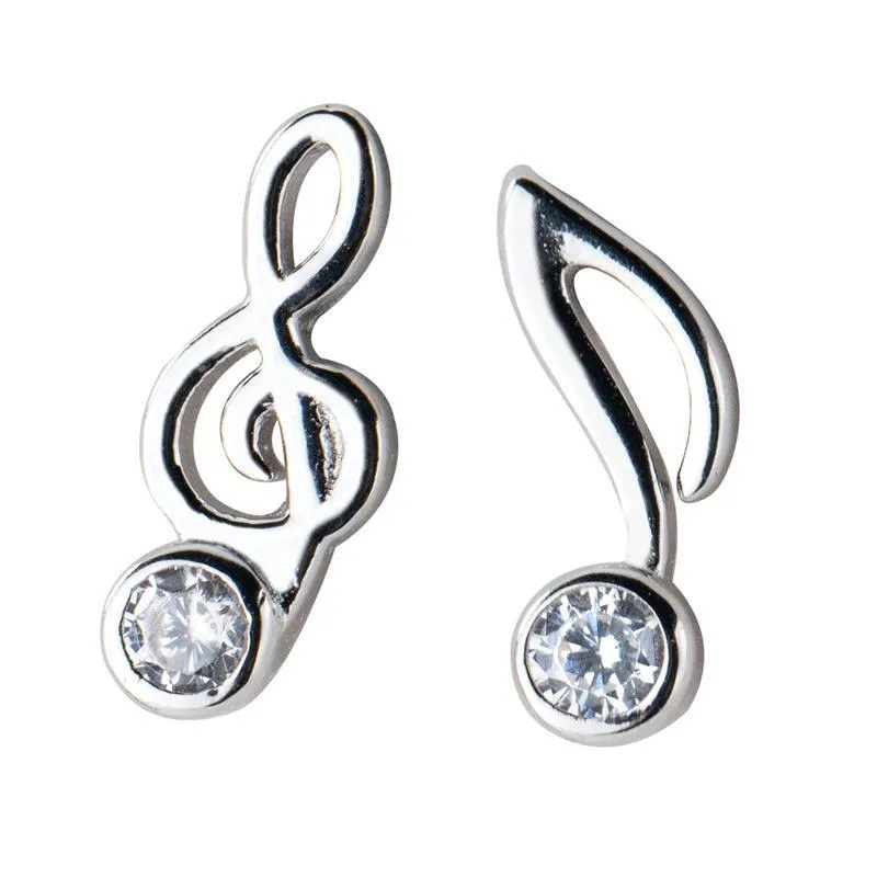 Shining Musical Notes Studs