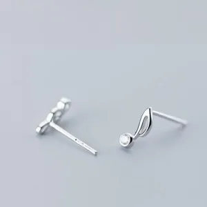 Shining Musical Notes Studs