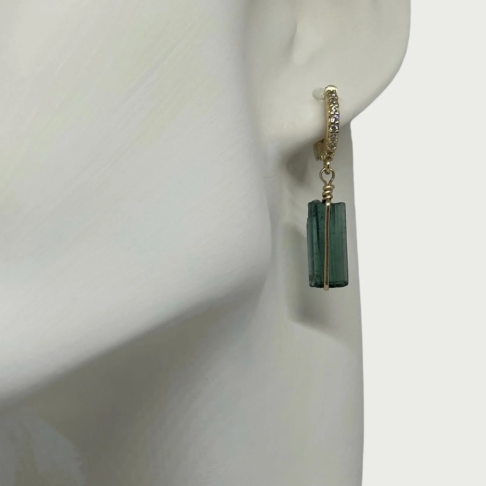 Single Tourmaline earring