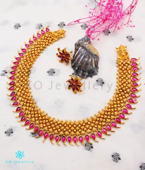 The Adidev Silver Kempu Necklace