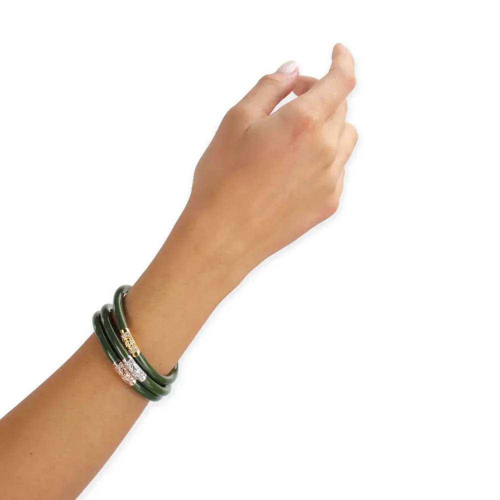 Three Kings Jade Bangles Set 3
