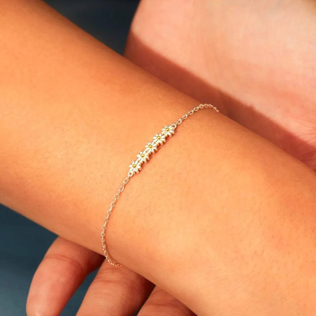 Women's Daisy Flower Bracelet