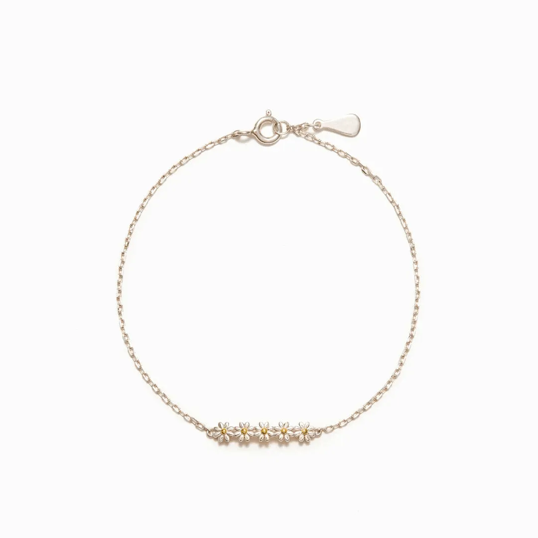 Women's Daisy Flower Bracelet